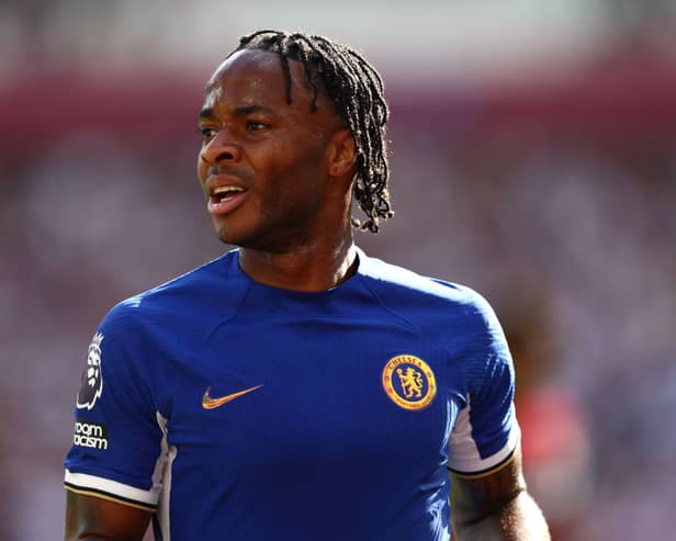 Police are searching for three men over a break-in at the home of England and Chelsea footballer Raheem Sterling (Photo by Clive Rose/Getty Images)