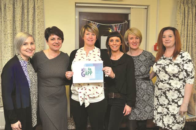 GAPP committee member's (left to right) Dr Donna Fisher, vice-chair; Linda Hoyland, chair; Emma Ridley, activities coordinator; Theresa Whitworth, treasurer; Tracey Holden-Stacey, communications officer and Dawn Ball, secretary