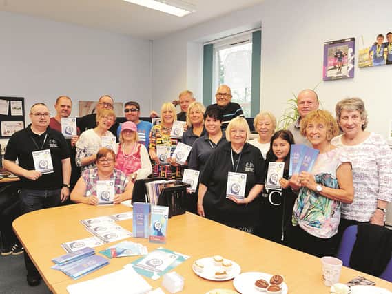 Brain injury charity, Headway Rotherham, held an open day at their offices in Victoria Hall, Rosehill Park earlier this year. The Mayor of Rotherham and Consort, Cllr Eve Rose Keenan and Pat Keenan paid a visit and are seen with staff, volunteers and service users at the event. 171340-1