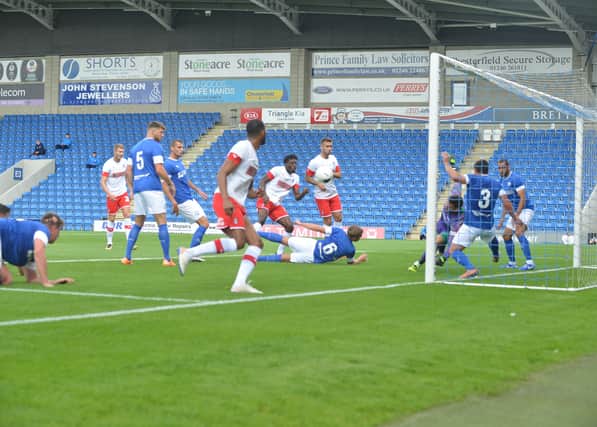 The Millers in action at Chesterfield. Picture by Kerrie Beddows