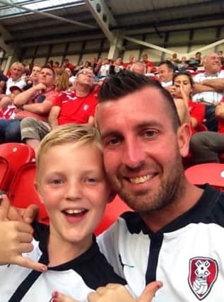 Andy WIlson-Storey with son Kian