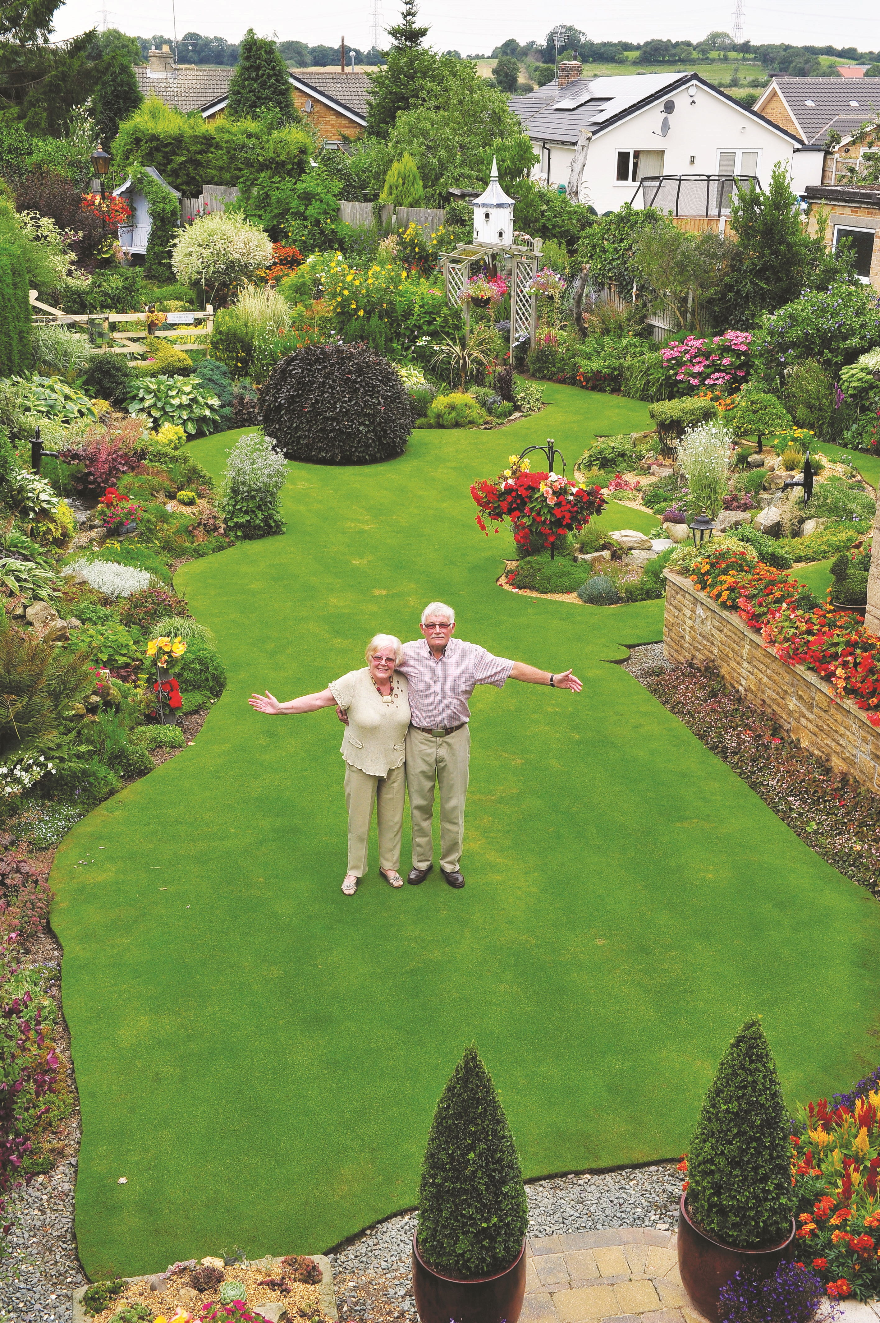 Is Stuart Grindle the most dedicated gardener in South Yorkshire?