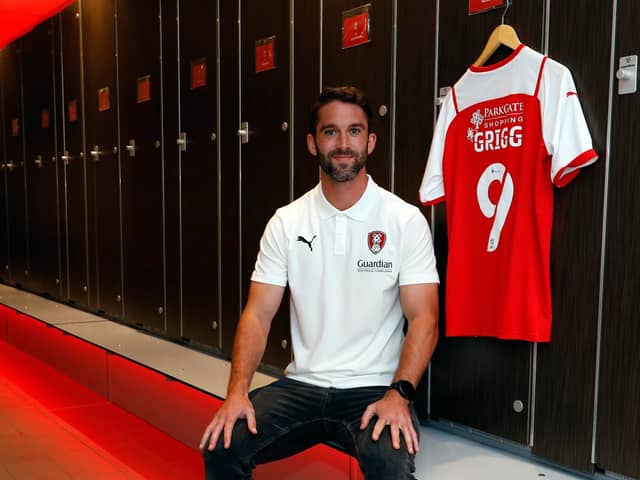 Will Grigg joins the Millers. Picture by Jim Brailsford