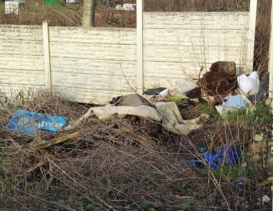 90216-03 Dinnington Flytipping Victoria Street Allotments and Lodge Lane