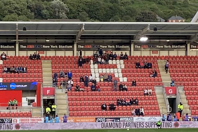 Smallest away following: 111 Morecambe fans at New York