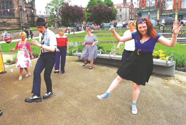 Expect toe-tapping music and a free dance class by RotherHop.