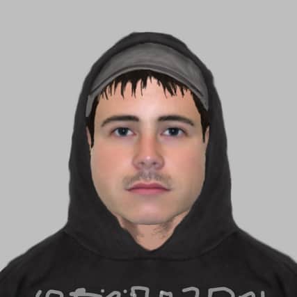 E-fit of the man police want to trace