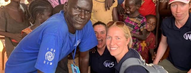 Rotherham watch manager Clare Holmes, pictured during her trip to South Sudan.