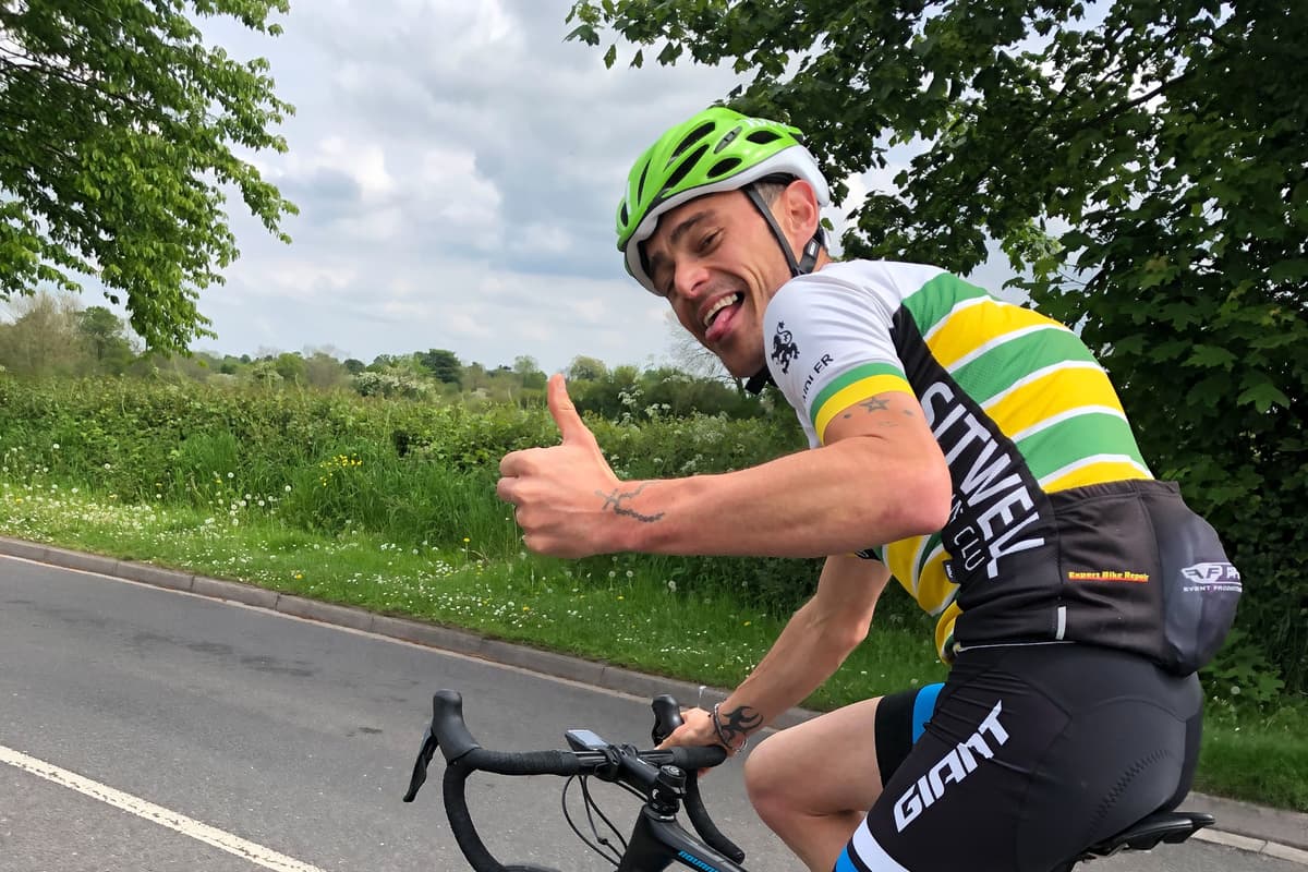 Andy Train Rower Pedal power to the fore as Andy takes on Tour de Yorkshire challenge