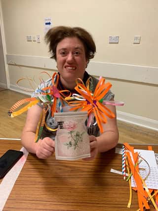 Lisa Davies (36), who has learning difficulties, has been attending twice-weekly WEA-run classes at Dinnington’s Middleton Hall for nearly a decade, learning crafts and social skills.