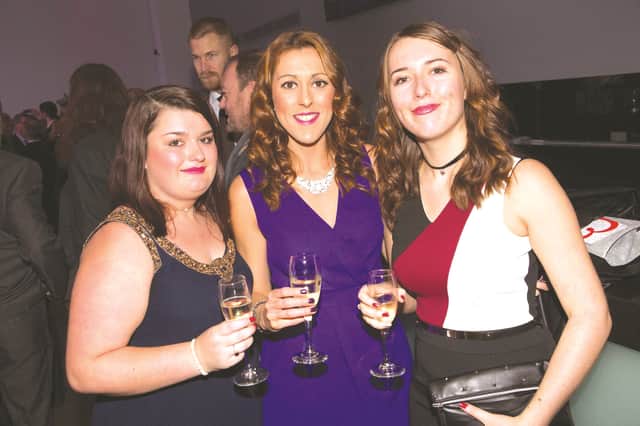From left: Young Inspectors co-ordinator Ashlea Harvey, council performance assurance manager  Jasmine Swallow and young inspector Laura Crerar at last year’s awards