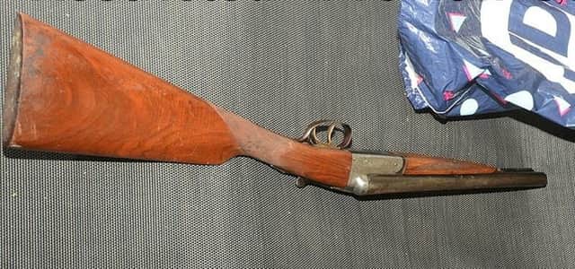 Sawn-off shotgun seized during the operation