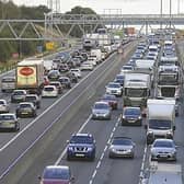 There are delays on the M1 and M18 motorways this morning