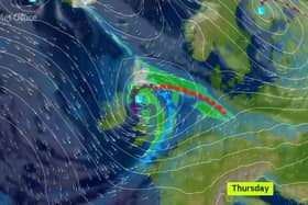 Storm Doris is expected to affect Rotherham throughout Thursday