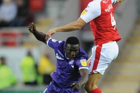 Will Vaulks tussles with Peter Etebo in Saturday's draw with Stoke.