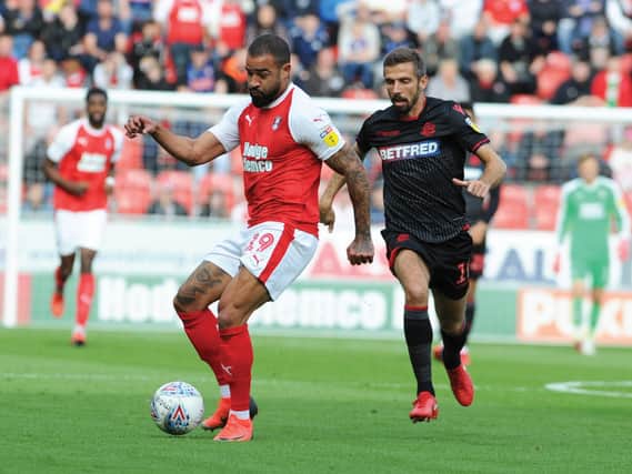 Kyle Vassell in action against Bolton