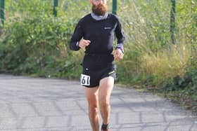 Ben Hague on his way to victory in the Rowbotham's Round Rotherham 50-miler