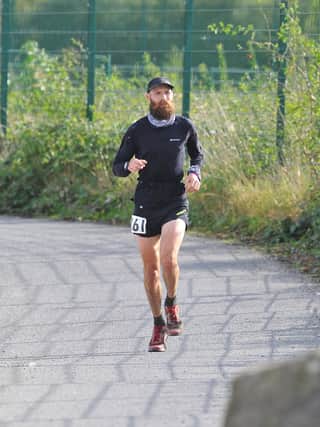 Ben Hague on his way to victory in the Rowbotham's Round Rotherham 50-miler
