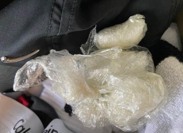 Cocaine worth £3,000 was seized