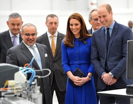 The Crown Prince alongside The Duke and Duchess of Cambridge