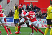 Rotherham open the scoring. Picture by Steve Mettam