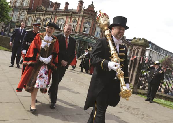 The Mayor of Rotherham Cllr Eve Rose Keenan started her year of office at the annual Mayor's parade through Rotherham town centre