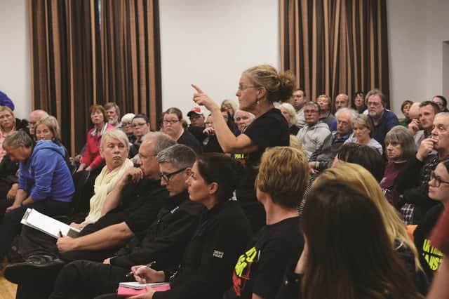 Dozens of residents attended a meeting on the proposals in May