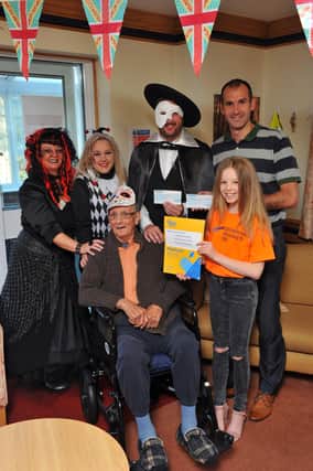 ictured with staff from The Beeches Care Home at Wath are (from left to right), Tracey Smith, carer, Megan Batty, carer,Jack Crowcroft, resident, Darren Mann-Saunders, manager, Libby and Matt Clarke, regional fundraiser for Alzhiemer's Research. 171855