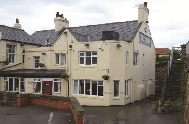 The Ship Inn pub before the fire