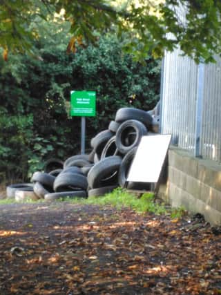 Shaun Bee dumped hundreds of tyres at an allotment in Rawmarsh