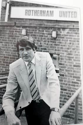 Norman Hunter during his time as Rotherham United manager