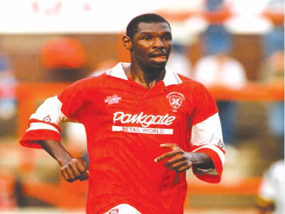 Shaun Goater during his Millers playing days