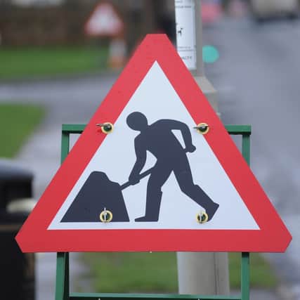 Roadworks are being carried out on the A57 Aston Bypass