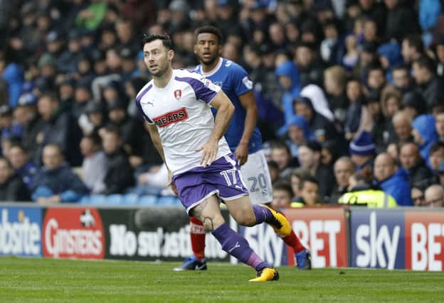 Richie Towell makes his Rotherham United debut against Portsmouth last weekend