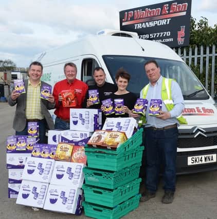 Supporters and organisers of the Easter appeal