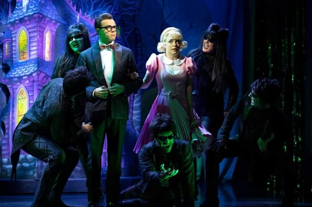 Ben Adams and Joanne Clifton as Brad and Janet