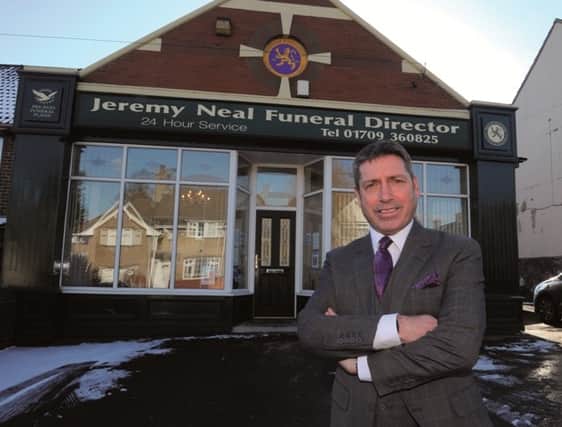 Funeral director Jeremy Neal