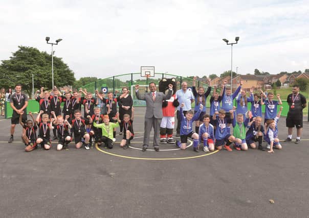 The opening of the new "rec" sports area last year