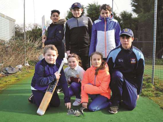 Upset members of the junior section of Rotherham Town Cricket Club