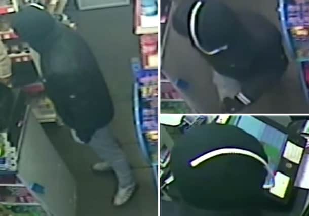 CCTV of the armed robbery at Brampton Local