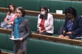 Sarah Champion speaking about the Ukraine plight in the Commons this week
