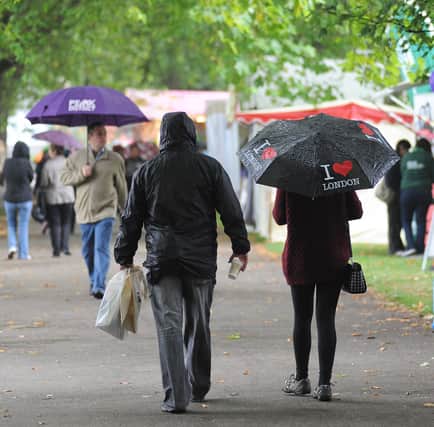 Heavy rain has been forecast for Friday afternoon