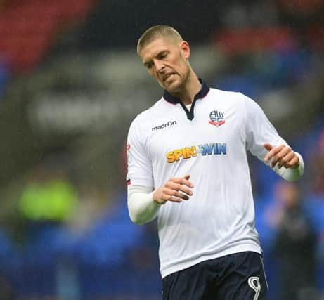 Target...Bolton striker Jamie Proctor