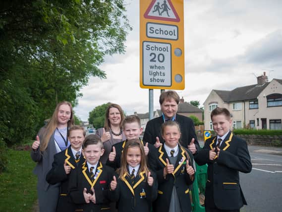 Pictured at Thurcroft Junior Academy are (back, from left): Cllr Amy Brookes, Cllr Emma Hoddinott and head teacher Richard Porter with pupils Alfie Bailey, Ethan Hicks, Libby Green, Will Pickford, Ruby Heeley-Walters and Oliver Ford