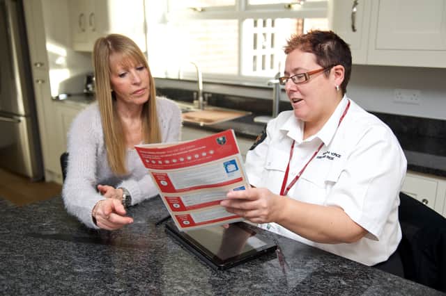 Fire safety officers are available to provide advice and fit safety measures.