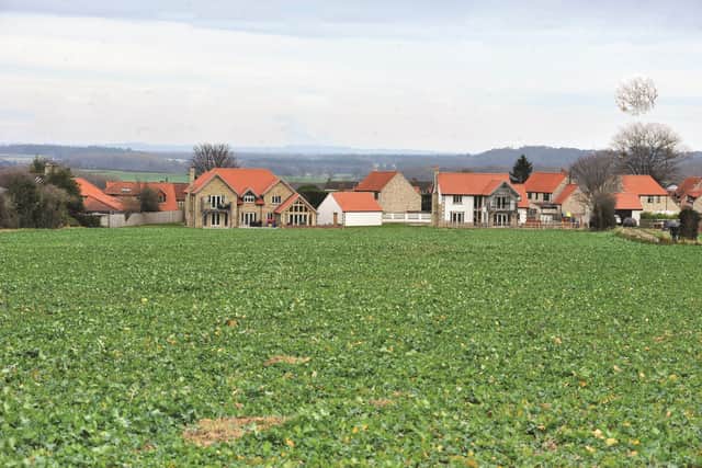 The site on Dinnington Road, Woodsetts
