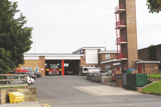 Maltby fire station before its closure last year