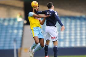 Michael Ihiekwe battles against Millwall. Picture by Trevor Price