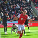 Georgie Kelly scores for Rotherham. Picture by Kerrie Beddows