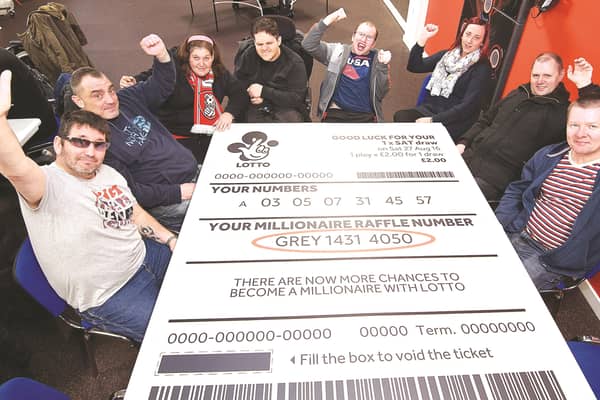 National Lottery appealed for the winner of the ticket at an event at New York Stadium earlier this month